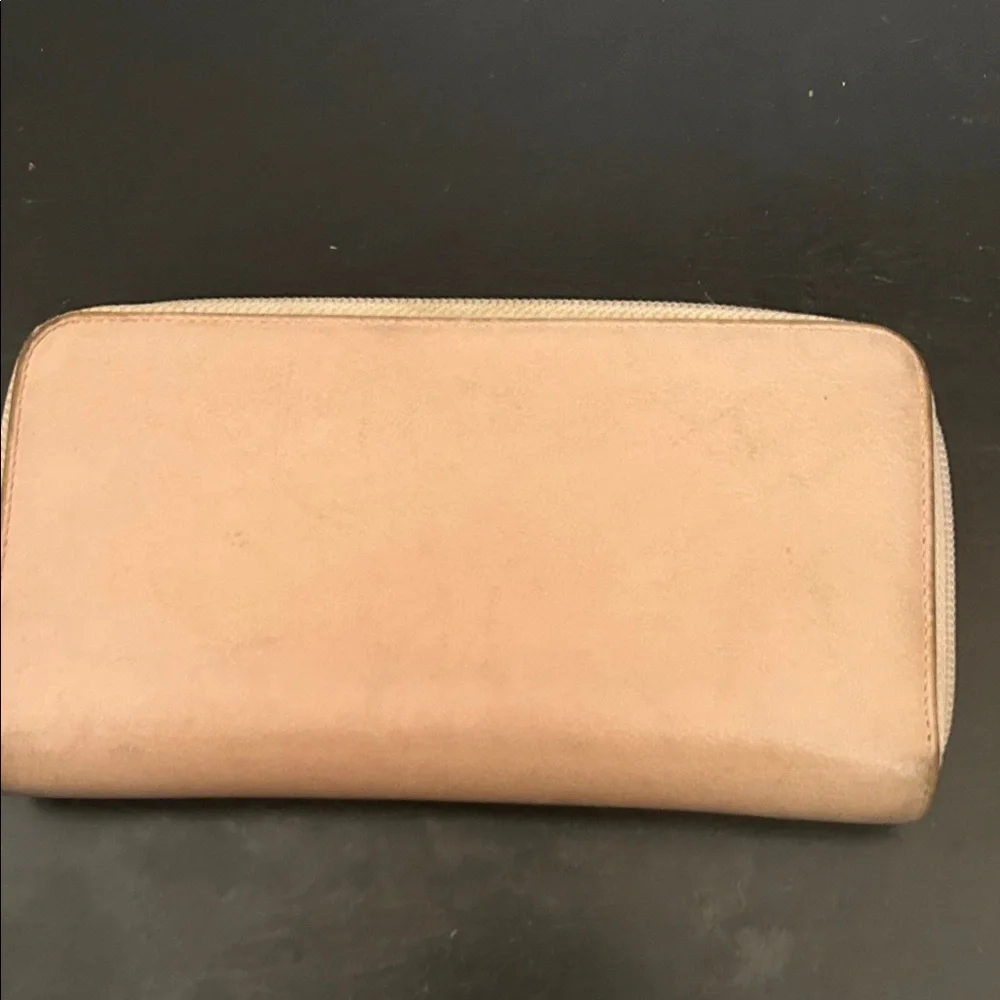 CHANEL Pink Leather Wallet